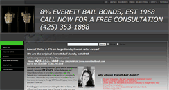 Desktop Screenshot of everettbailbonds.com